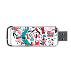 London Illustration City Portable Usb Flash (one Side) by Mariart