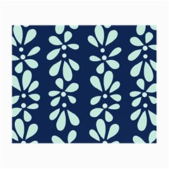 Star Flower Floral Blue Beauty Polka Small Glasses Cloth by Mariart