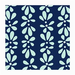 Star Flower Floral Blue Beauty Polka Medium Glasses Cloth by Mariart