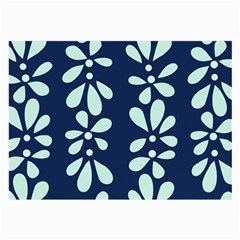 Star Flower Floral Blue Beauty Polka Large Glasses Cloth (2-side)