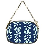 Star Flower Floral Blue Beauty Polka Chain Purses (One Side)  Front