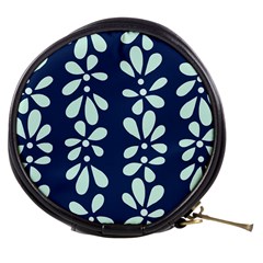 Star Flower Floral Blue Beauty Polka Mini Makeup Bags by Mariart