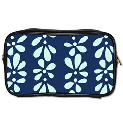 Star Flower Floral Blue Beauty Polka Toiletries Bags 2-side