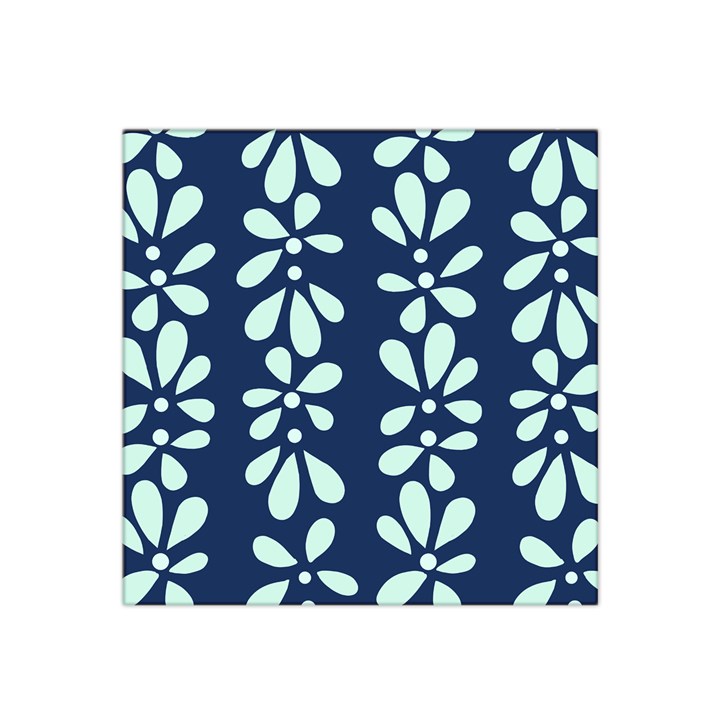 Star Flower Floral Blue Beauty Polka Satin Bandana Scarf