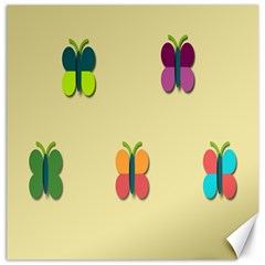 Spring Butterfly Wallpapers Beauty Cute Funny Canvas 16  X 16   by Mariart