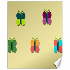 Spring Butterfly Wallpapers Beauty Cute Funny Canvas 11  X 14  