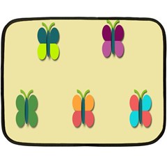 Spring Butterfly Wallpapers Beauty Cute Funny Fleece Blanket (mini) by Mariart