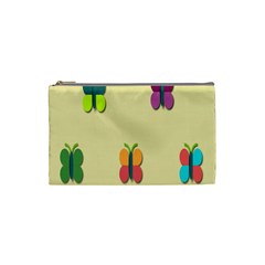 Spring Butterfly Wallpapers Beauty Cute Funny Cosmetic Bag (small)  by Mariart