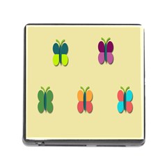 Spring Butterfly Wallpapers Beauty Cute Funny Memory Card Reader (square) by Mariart