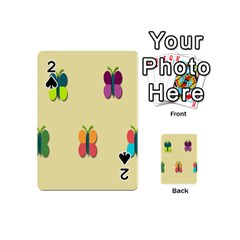 Spring Butterfly Wallpapers Beauty Cute Funny Playing Cards 54 (mini)  by Mariart