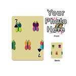 Spring Butterfly Wallpapers Beauty Cute Funny Playing Cards 54 (Mini)  Front - Spade7