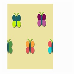 Spring Butterfly Wallpapers Beauty Cute Funny Large Garden Flag (two Sides) by Mariart