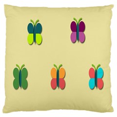 Spring Butterfly Wallpapers Beauty Cute Funny Standard Flano Cushion Case (two Sides) by Mariart