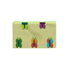 Spring Butterfly Wallpapers Beauty Cute Funny Cosmetic Bag (xs) by Mariart