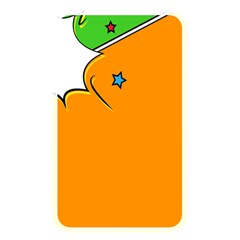 Star Line Orange Green Simple Beauty Cute Memory Card Reader by Mariart