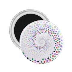 Prismatic Stars Whirlpool Circlr Rainbow 2 25  Magnets