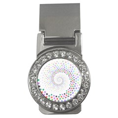 Prismatic Stars Whirlpool Circlr Rainbow Money Clips (cz) 