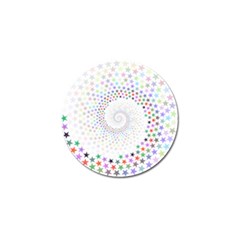 Prismatic Stars Whirlpool Circlr Rainbow Golf Ball Marker (10 Pack) by Mariart