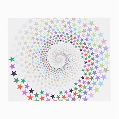 Prismatic Stars Whirlpool Circlr Rainbow Small Glasses Cloth by Mariart