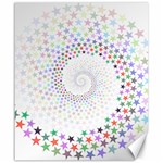 Prismatic Stars Whirlpool Circlr Rainbow Canvas 20  x 24   19.57 x23.15  Canvas - 1