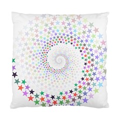 Prismatic Stars Whirlpool Circlr Rainbow Standard Cushion Case (one Side) by Mariart