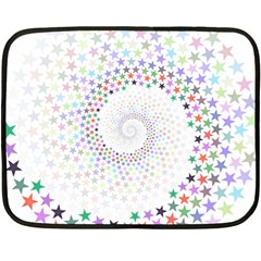 Prismatic Stars Whirlpool Circlr Rainbow Fleece Blanket (mini) by Mariart