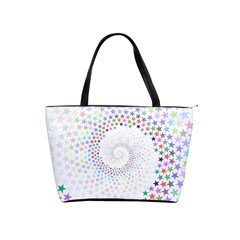 Prismatic Stars Whirlpool Circlr Rainbow Shoulder Handbags by Mariart