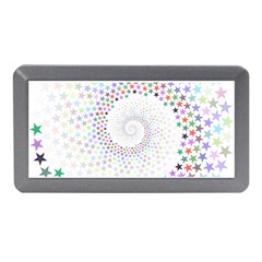 Prismatic Stars Whirlpool Circlr Rainbow Memory Card Reader (mini) by Mariart