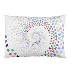 Prismatic Stars Whirlpool Circlr Rainbow Pillow Case (two Sides) by Mariart