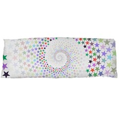 Prismatic Stars Whirlpool Circlr Rainbow Body Pillow Case (dakimakura) by Mariart