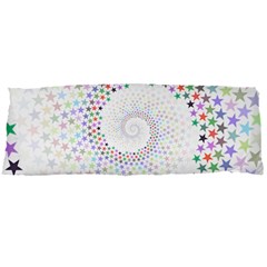 Prismatic Stars Whirlpool Circlr Rainbow Body Pillow Case Dakimakura (two Sides) by Mariart