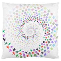 Prismatic Stars Whirlpool Circlr Rainbow Standard Flano Cushion Case (two Sides) by Mariart