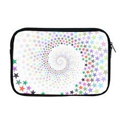 Prismatic Stars Whirlpool Circlr Rainbow Apple Macbook Pro 17  Zipper Case by Mariart