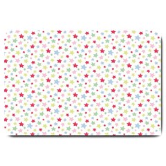 Star Rainboe Beauty Space Large Doormat  by Mariart