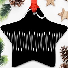 Style Line Amount Wave Chevron Ornament (star)