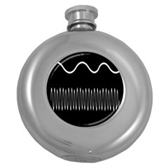 Style Line Amount Wave Chevron Round Hip Flask (5 Oz) by Mariart