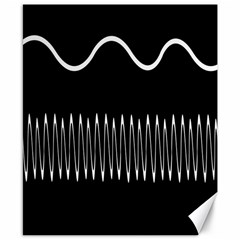 Style Line Amount Wave Chevron Canvas 8  X 10  by Mariart