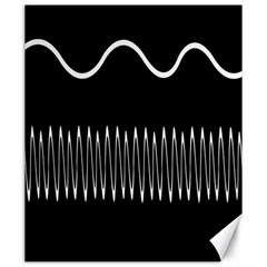 Style Line Amount Wave Chevron Canvas 20  X 24  