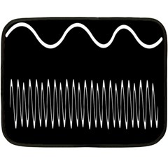 Style Line Amount Wave Chevron Fleece Blanket (mini) by Mariart