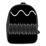 Style Line Amount Wave Chevron School Bag (Large) Front