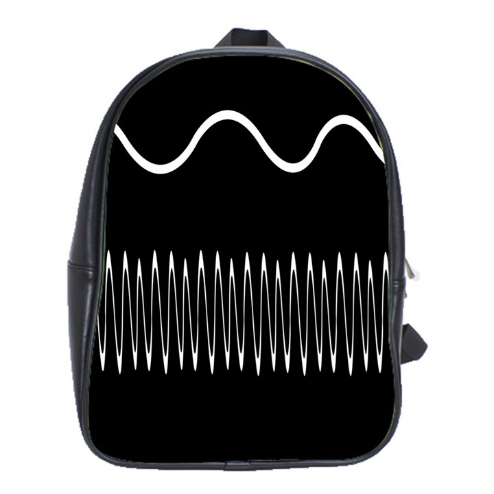 Style Line Amount Wave Chevron School Bag (Large)