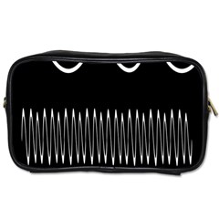 Style Line Amount Wave Chevron Toiletries Bags by Mariart