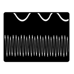 Style Line Amount Wave Chevron Fleece Blanket (small) by Mariart