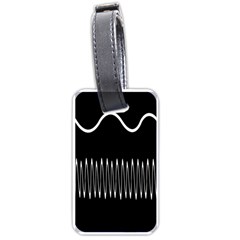 Style Line Amount Wave Chevron Luggage Tags (one Side)  by Mariart