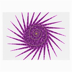 Spiral Purple Star Polka Large Glasses Cloth