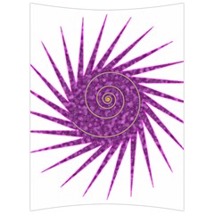 Spiral Purple Star Polka Back Support Cushion