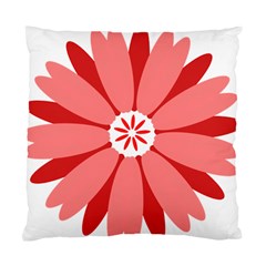 Sunflower Flower Floral Red Standard Cushion Case (one Side) by Mariart