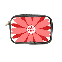 Sunflower Flower Floral Red Coin Purse