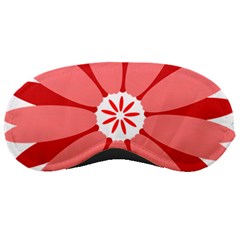 Sunflower Flower Floral Red Sleeping Masks