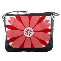 Sunflower Flower Floral Red Messenger Bags